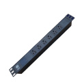 High Power 1U 15A  Metered Voltage current Rack America USA Type PDU socket for Cabinet 19